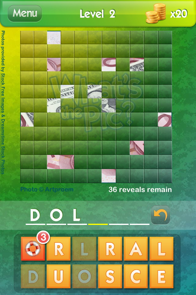 Whats the Pic? ~ Whats Guess Screen 3