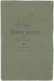 Titelblad voor een serie prenten van Géricault