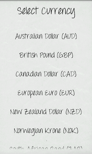 Currency Calculator