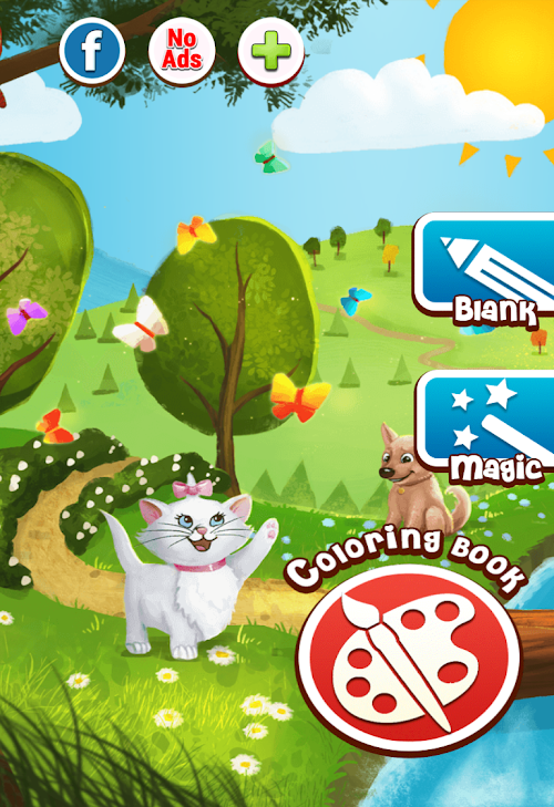 Android application Animal Coloring Pages screenshort