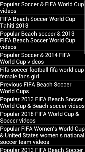 【免費娛樂App】Soccer world cup video match-APP點子