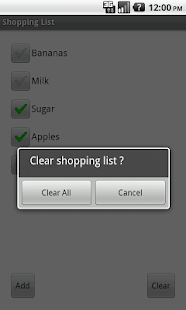 Shopping List Screenshots 3