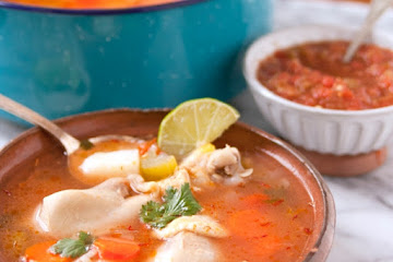 Caldo de Pollo (Homemade Mexican Chicken Soup)
