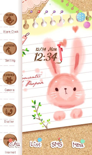 免費下載娛樂APP|CUKI Theme Cuty Rabbit Note app開箱文|APP開箱王