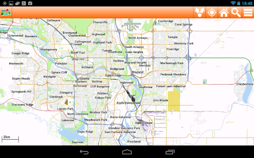Calgary Offline mappa Map Screenshots 6