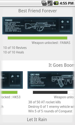 BattleField 3 Stats Premium Android app Screenshot 3