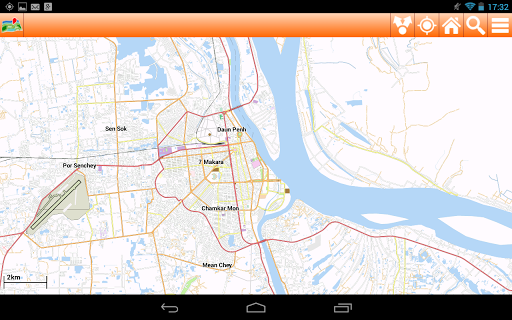 【免費旅遊App】Cambodia Offline mappa Map-APP點子