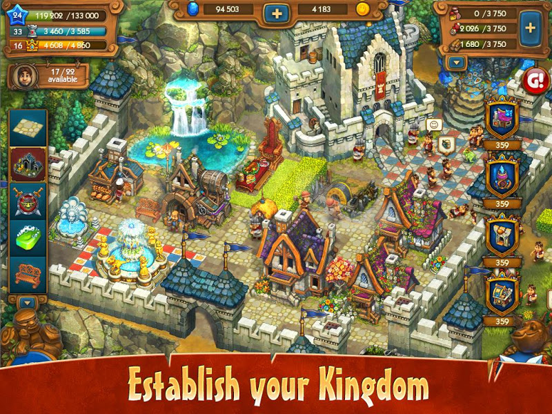 The Tribez & Castlez v1.1.0 Unlimited Gems/Coins Download Apk