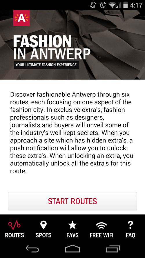 Android application Fashion In Antwerp 2.0 screenshort
