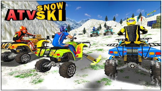  ATV Snow Ski Racing  
