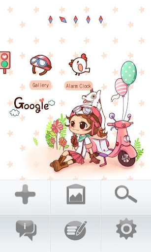 【免費娛樂App】CUKI Theme Cute Scooter-APP點子