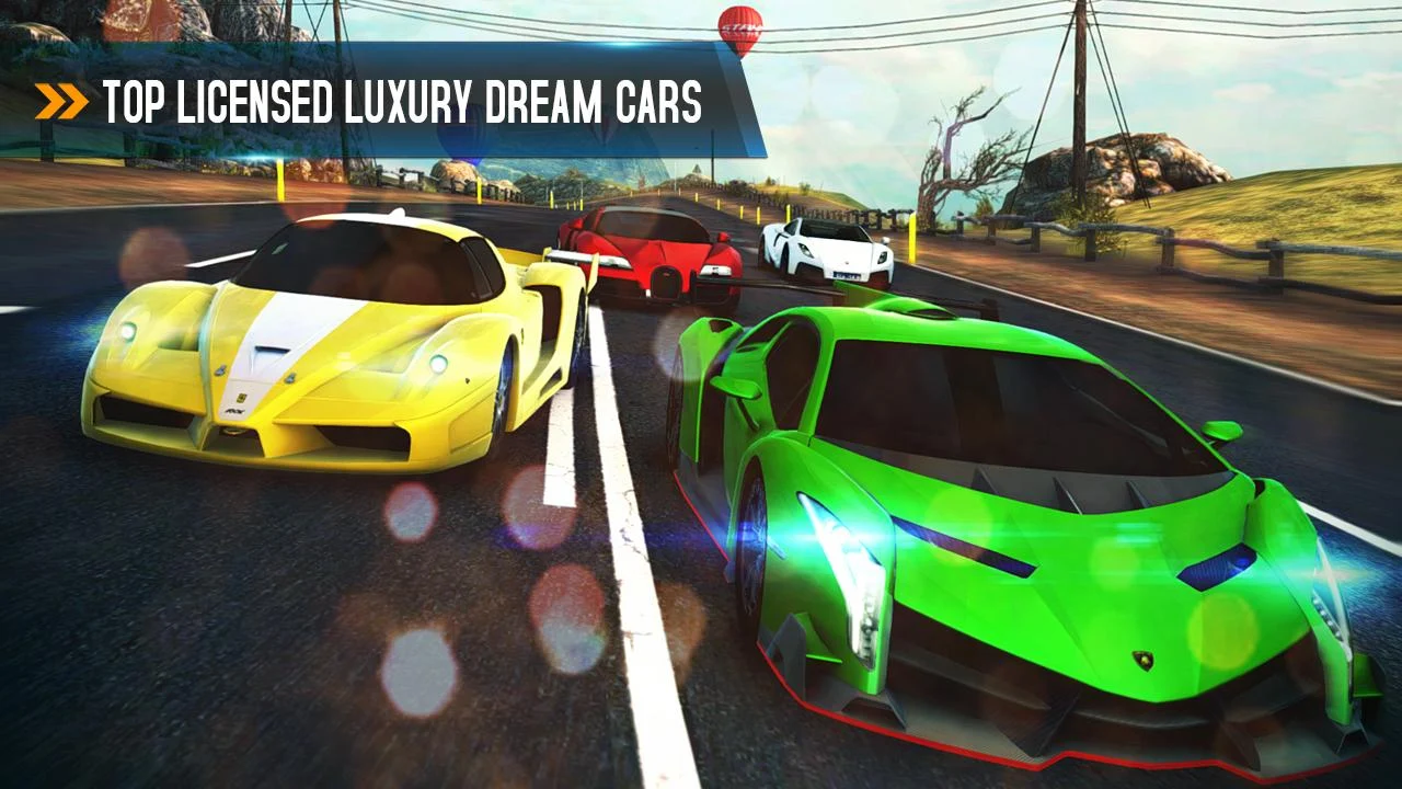 Luxury dream cars in asphalt 8