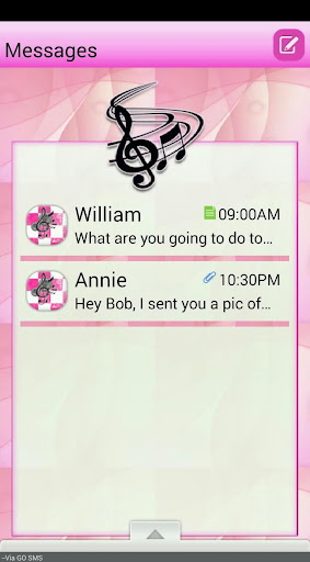 MusicFantasy GO SMS THEME