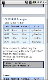 Download SQL Quick Tutorial APK for Android