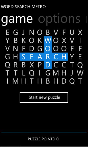 Word Search Metro
