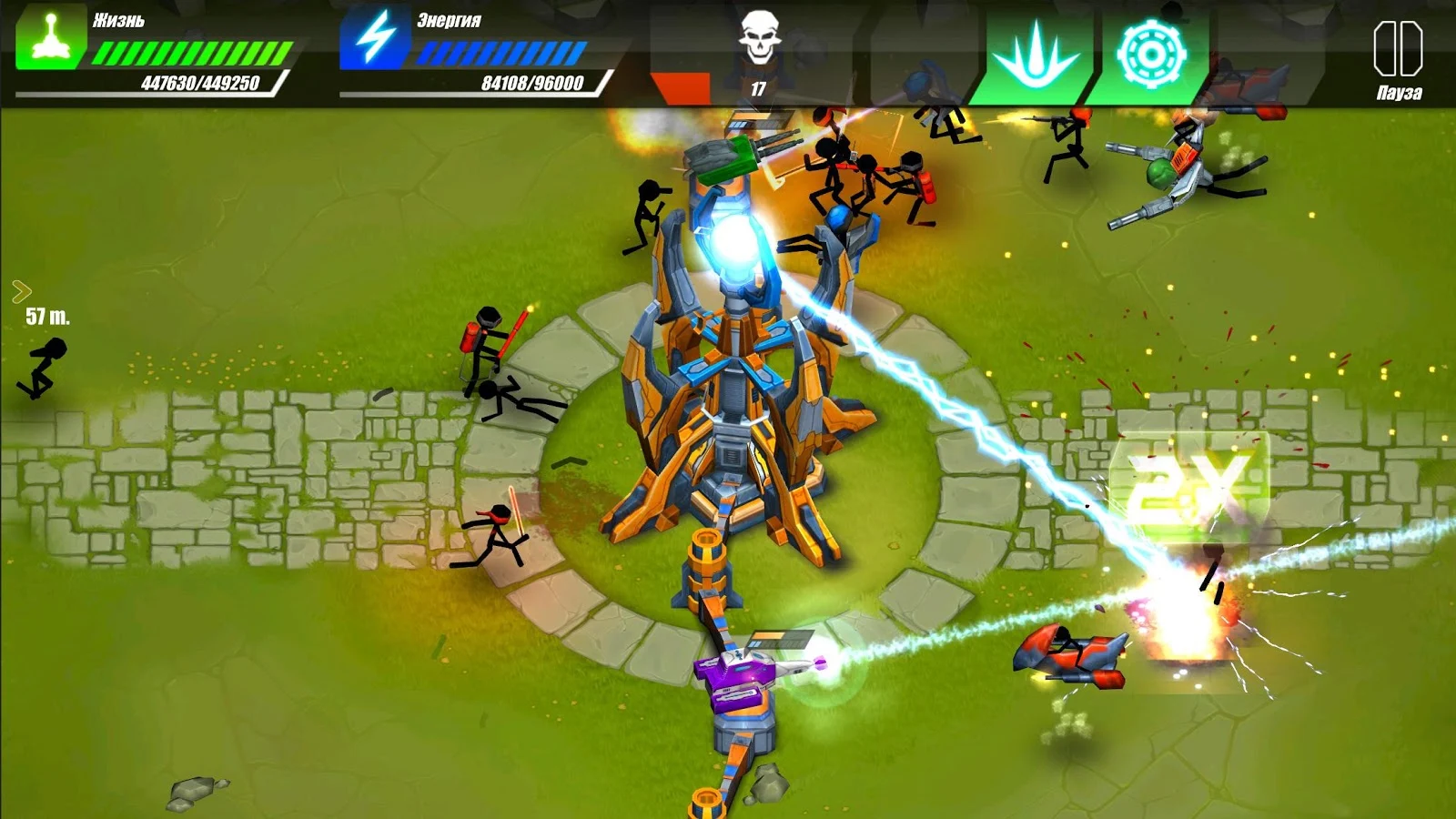 Screenshot Tesla Wars – II v1.0.8 Apk + Data Mod [Money]