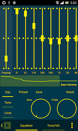 【免費個人化App】Poweramp Yellow and Blue Skin-APP點子