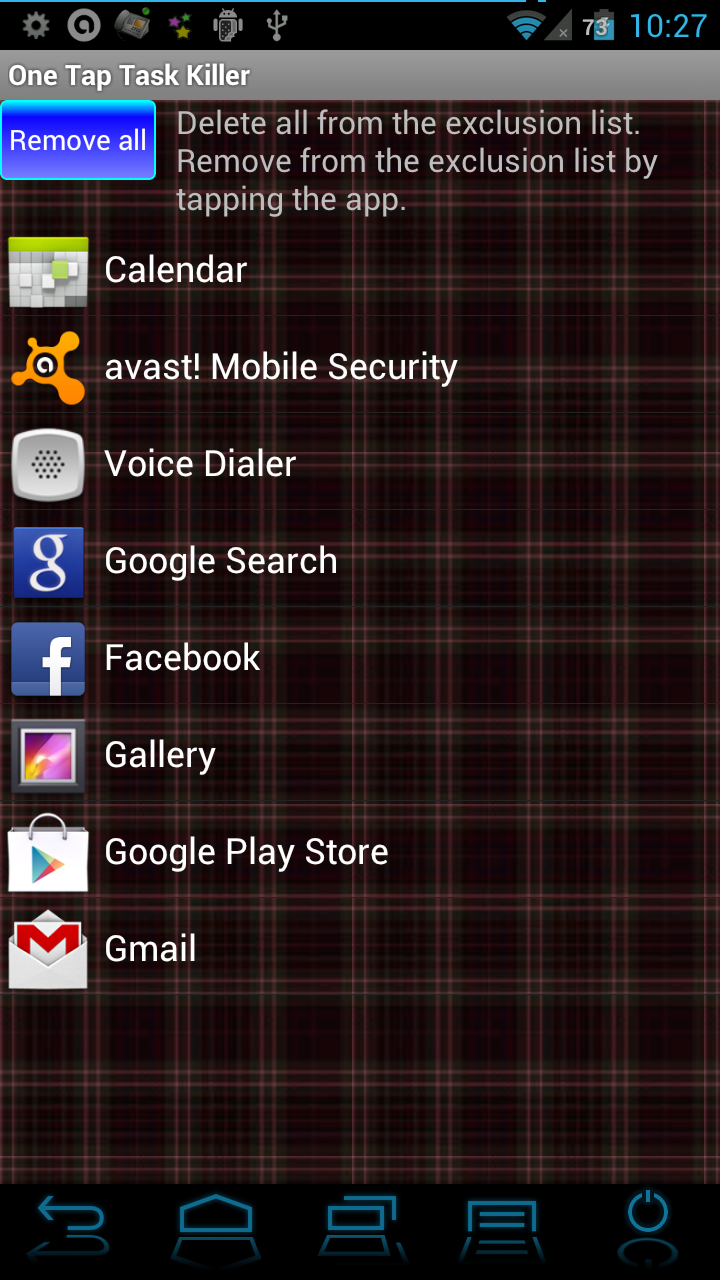 One Tap Task Killer Screen 3