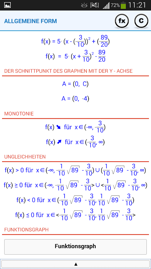 NaN Quadratische Funktion – Android-Apps auf Google Play