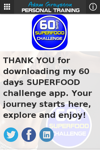 60 days SUPERFOOD challenge