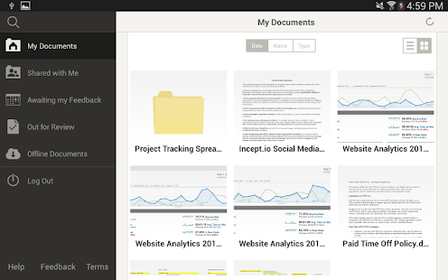  Amazon WorkDocs – Vignette de la capture d'écran  