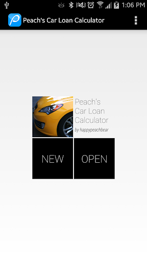 Peach's Car Loan Calculator AD
