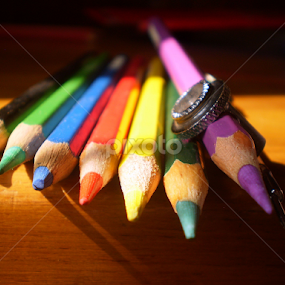 Colour pencils by Anindya Saha - Artistic Objects Education Objects