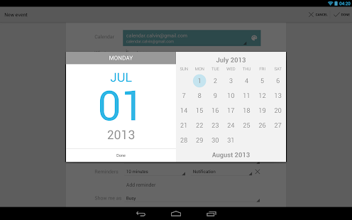 Google Calendar - screenshot thumbnail