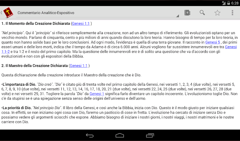 Commento (1Cronache-2Cronache) Screen 3