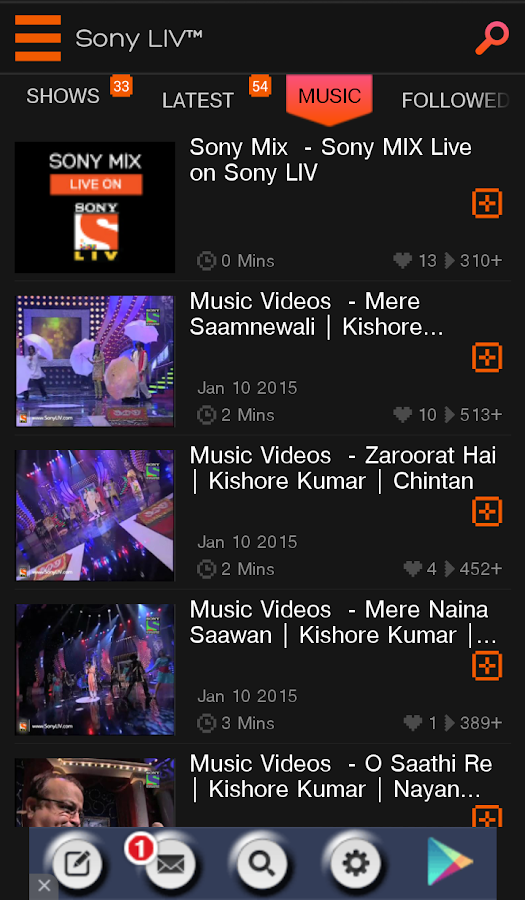 Sony LIV Android Apps on Google Play