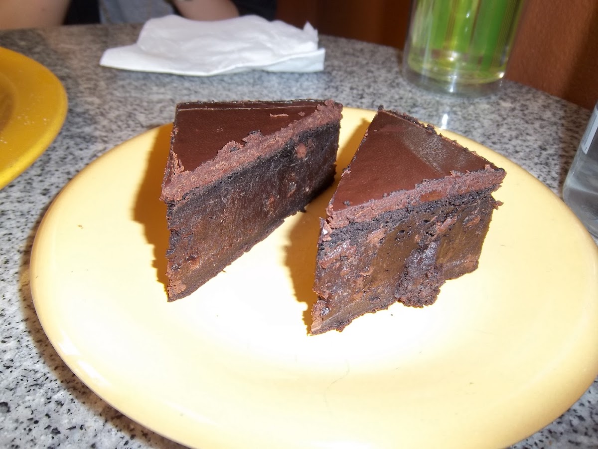 double chocolate brownie