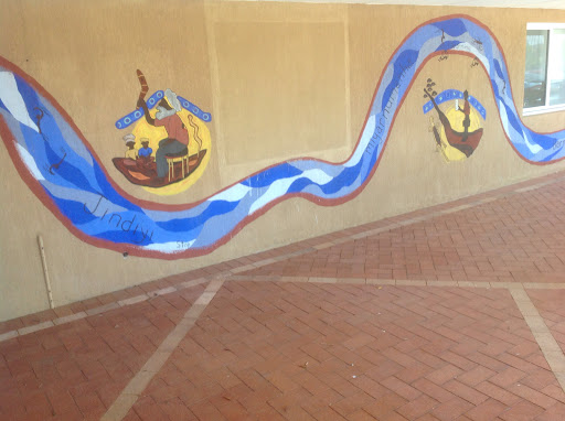 Aboriginal Snake Mural