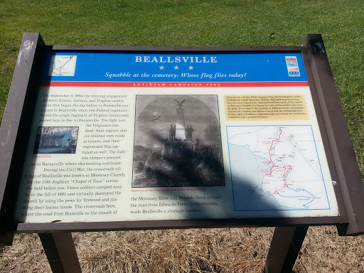 Beallsville Historic Map