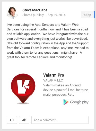 Valarm Pro