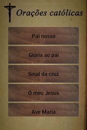 Orações católicas poster 1