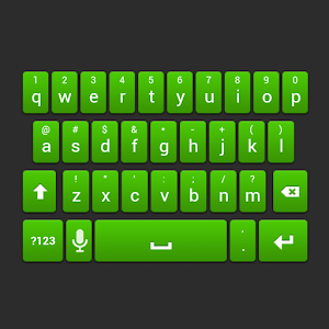 Green Galaxy Keyboard Skin