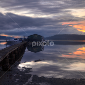 Sunrise @ Paddys Jetty by Cheryl Waring - Landscapes Sunsets & Sunrises