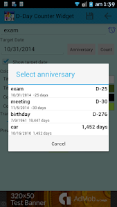 Anniversary & DayCount Widget screenshot 5