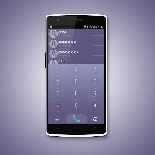 ExDialer Theme Light Purple