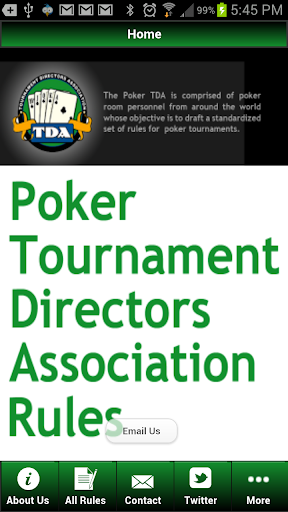 Poker TDA Rules 2013