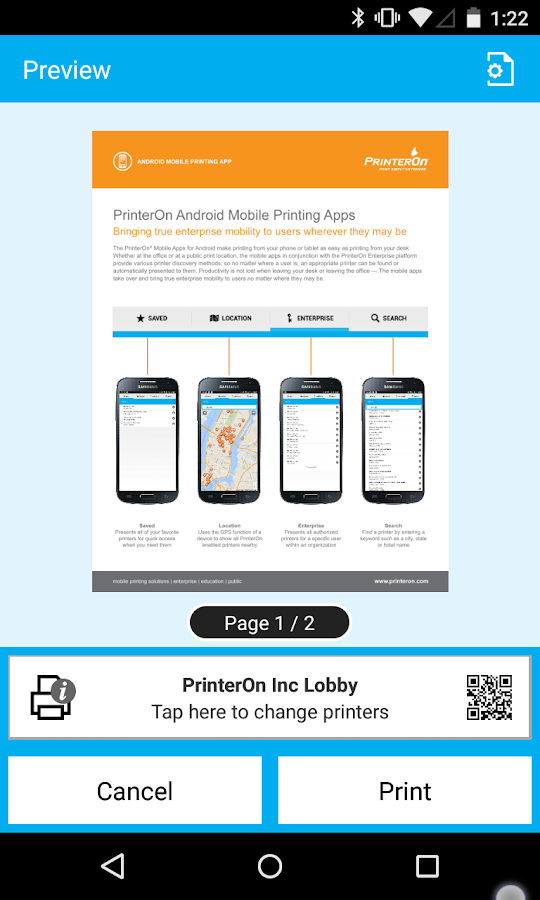 PrinterOn Android Apps on Google Play