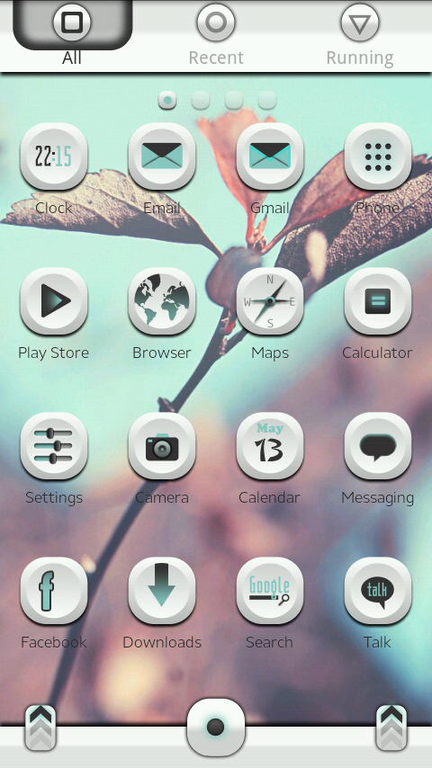 Increase - GO Launcher Theme - screenshot