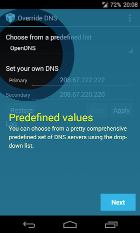 Override DNS 4.2.0-0-g3934386 APK