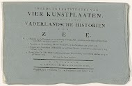 Map met vier platen van historische gebeurtenissen ter zee in de jaren 1781-1784, tweede serie