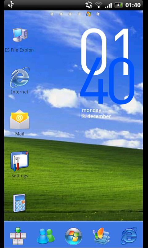 Go Launcher Ex Theme Windows - screenshot