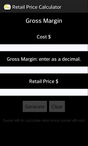 Retail Price Generator