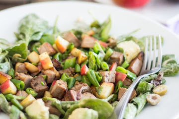 Warm Lamb and Apple Salad