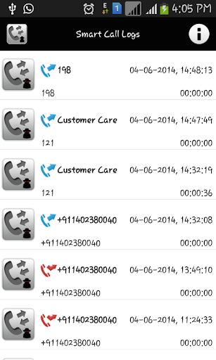 Smart Call Logs