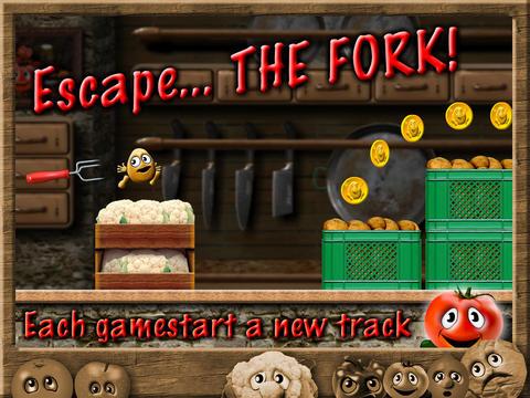 【免費動作App】Potato Escape Gold - Runner-APP點子