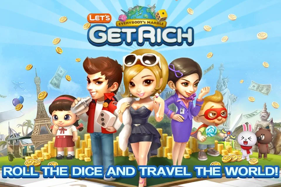 LINE Let's Get Rich - screenshot